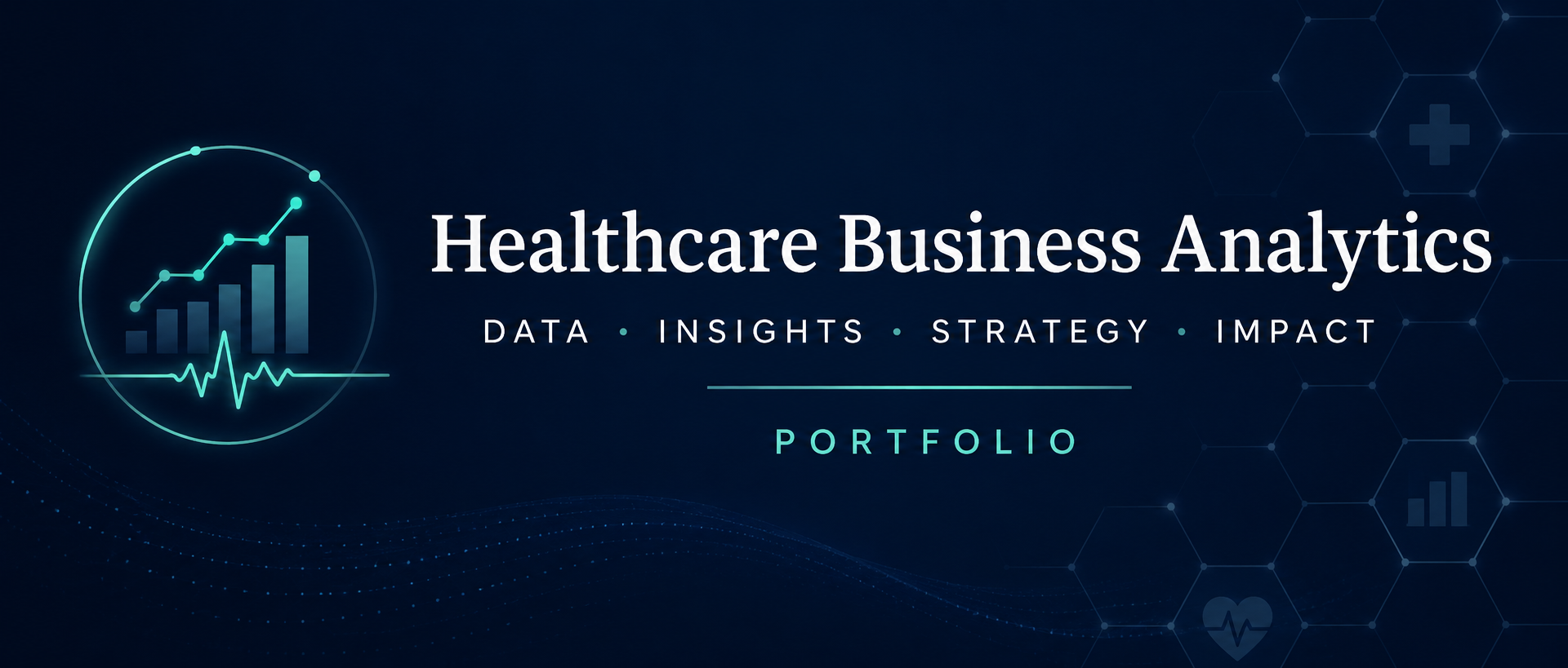 Healthcare business analytics banner